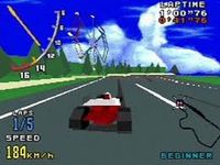 une photo d'Ã©cran de Virtua Racing sur Sega Megadrive
